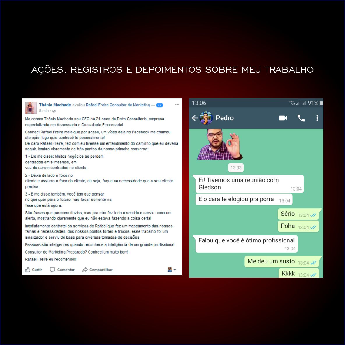 Ações e registros 4